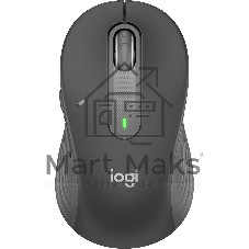 Мышь беспроводная Logitech Signature M650 графитовый, 4000 dpi, радиоканал, Bluetooth, USB, кнопки - 5