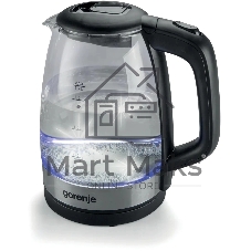 Чайник электрический Gorenje K17BKS 1.7л. 2200Вт черный корпус: металл