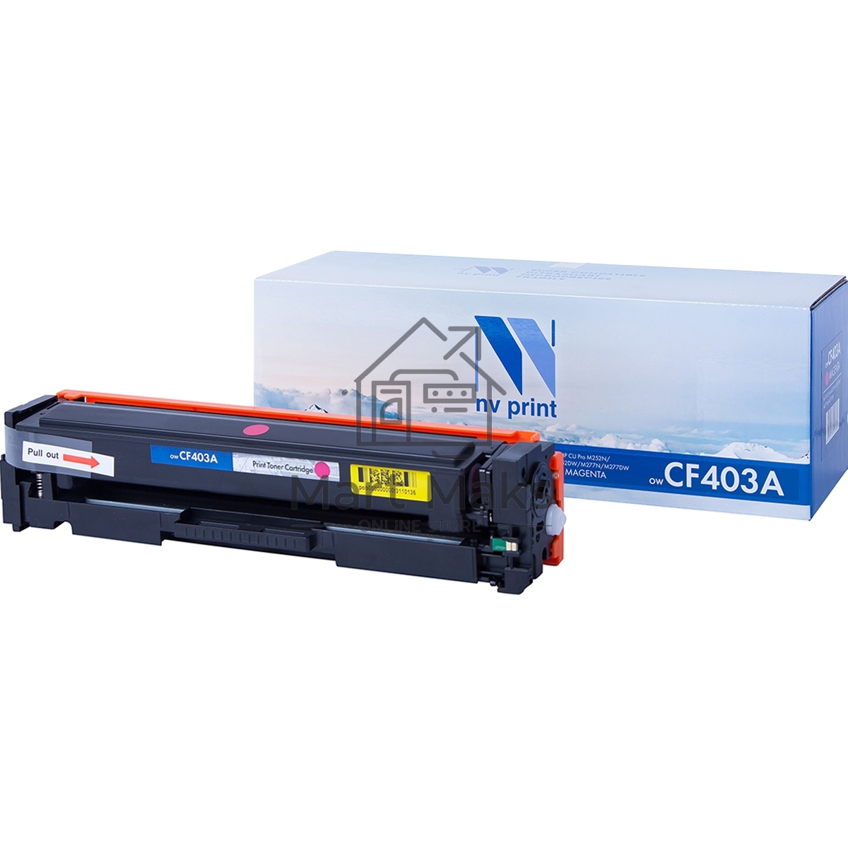 Картридж лазерный NVPrint совместимый HP Laser Jet Pro M252, MFP M277 CF403A Magenta (1400k)