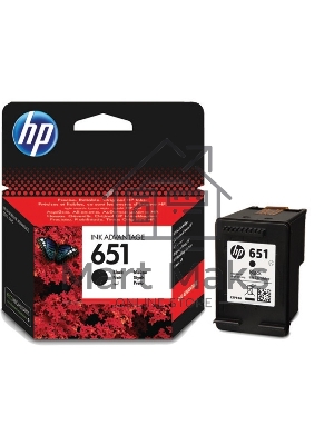 Картридж струйный HP 651 C2P10AE черный для HP DJ IA5575e (600стр.)