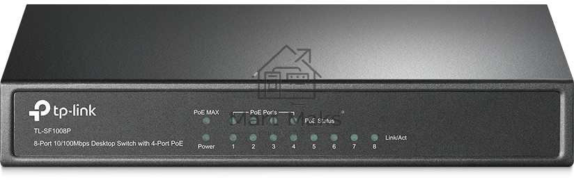 Коммутатор TP-Link SMB TL-SF1008P Коммутатор 8-port 10/100M Desktop PoE Switch