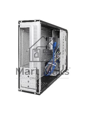 Компьютерный корпус Desktop ExeGate MI-207U-450W-8 EX288783RUS(miniITX/mATX, БП M450 с вент. 8см, 1*USB+1*USB 3.0, аудио, черный)