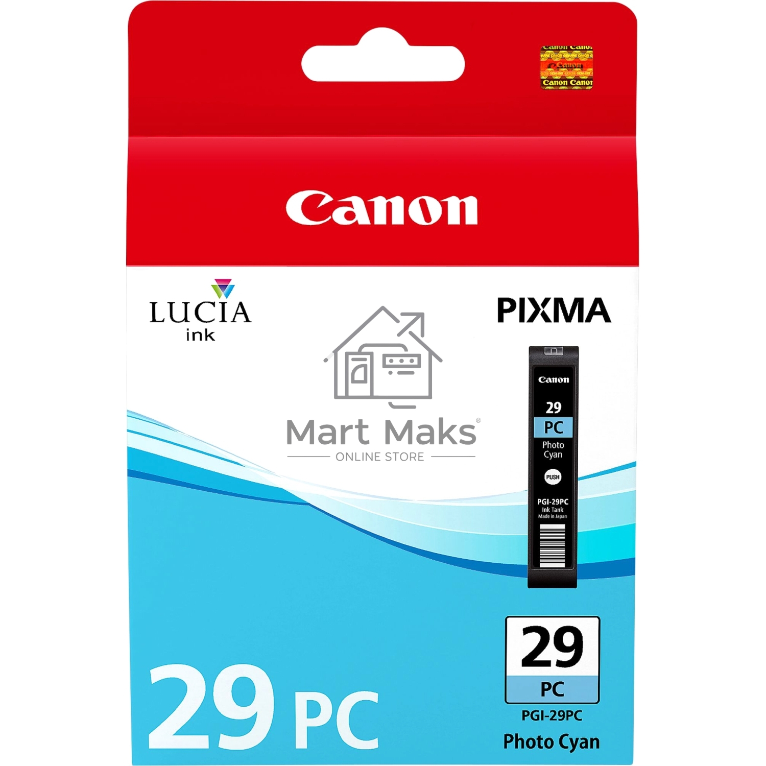Картридж струйный Canon PGI-29PC (4876B001) фото голубой (36 мл) для Canon Pixma Pro 1