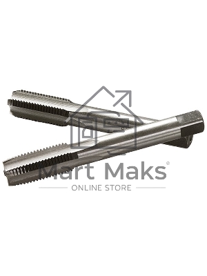 Метчик Сибртех ручной М10x1,25 мм,комплект из 2 шт.