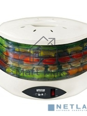 Сушилка для овощей и фруктов Mystery MDH-322 белый 250W