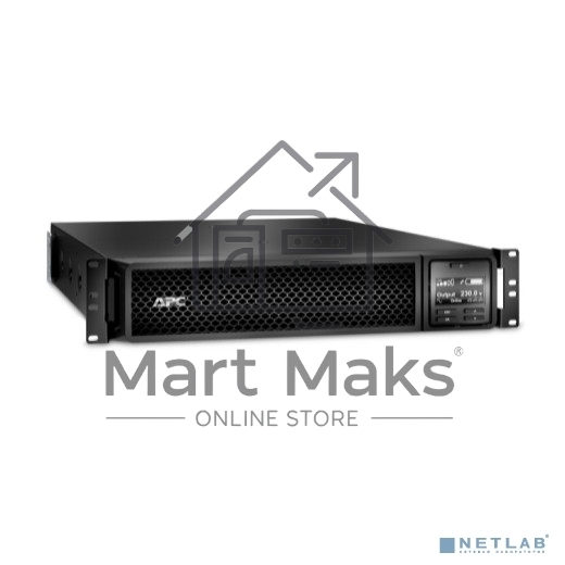 Источник бесперебойного питания APC Smart-UPS SRT, 1000VA/1000W, On-Line, Extended-run, Rack 2U (Tower convertible), черный