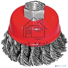 Корщетка-чашка FIT IT гайка М14, стальная витая проволока 100 мм 39468