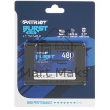 Накопитель SSD Patriot Burst Elite, 480Gb, SATA, 2.5