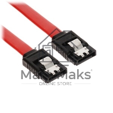 Кабель интерфейсный SATAIII Cablexpert CC-SATAM-DATA, 50 см, 7pin/7pin, защелка, пакет