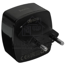 Сетевое зарядное устройство HOCO (6931474706638) HOCO C70A Cutting-edge single port QC3.0 черный