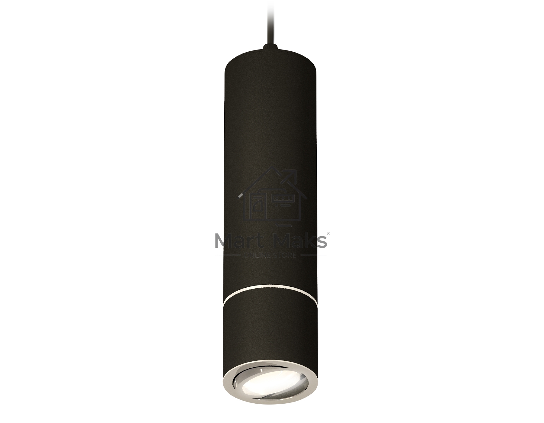 Светильник Ambrella Light XP7402040 SBK/PSL черный песок/серебро полированное MR16 GU5.3 (A2311, C7456, A2070, C7402, N7003)