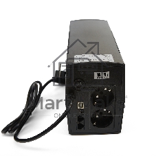 Источник бесперебойного питания CBR UPS-TWP-101EJ-650 / 650ВА / 390Вт, Schuko CEE 7 x2 outlets, USB Type-B, RJ11/45