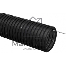 Труба гофр. IEK CTG20-16-K02-050-1 ПНД d 16 с зондом (50 м) черный