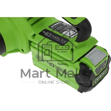 Цепная пила аккумуляторная GreenWorks G40CS30IIK2, 40V, 30 см, с 1* АКБ 2А*ч и ЗУ (2007807UA)