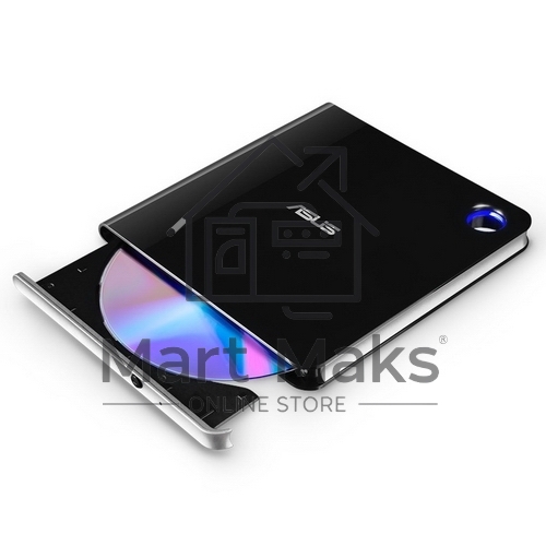 Привод Blu-Ray Asus SBW-06D5H-U/BLK/G/AS черный USB slim внешний RTL
