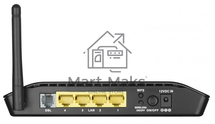 Маршрутизатор D-Link DSL-2640U/RB/U2B Беспроводной маршрутизатор ADSL2+ (Annex B) с поддержкой Ethernet WAN