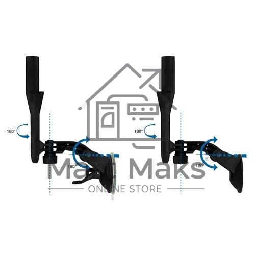 Сетевое оборудование UBIQUITI NS-WM крепление для Nanostation на стекло