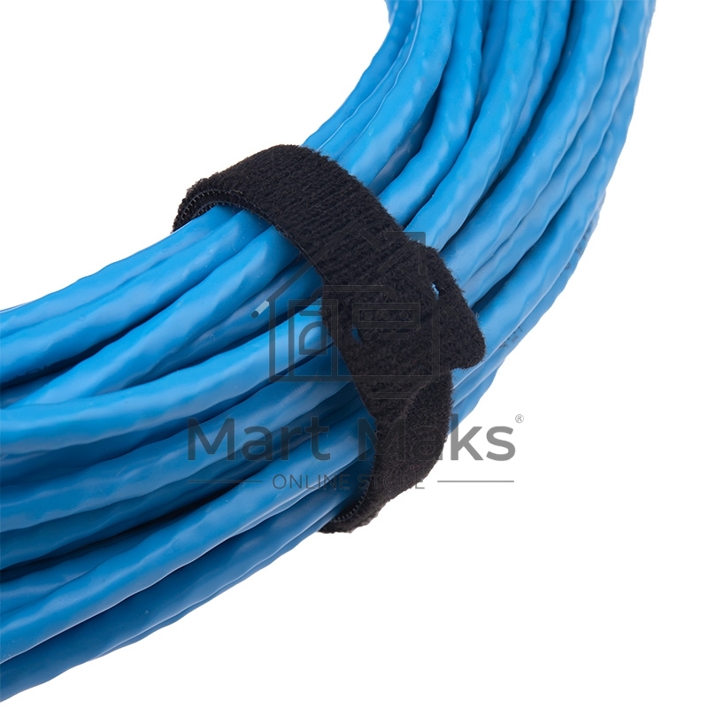 Хомут–липучка многоразовый Rexant 230х13 мм, черный (упак. 12 шт.)