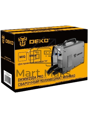 Сварочный полуавтомат Deko DKWM250A MIG-MAG/ММА 7кВт