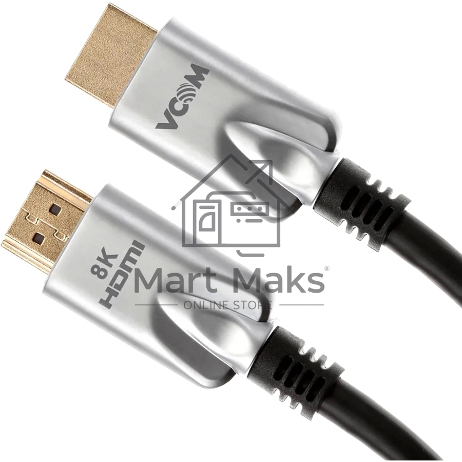 Кабель HDMI 19M/M,ver. 2.1, 8K@60 Hz 1.5m VCOM <CG862-1.5M> VCOM/TELECOM