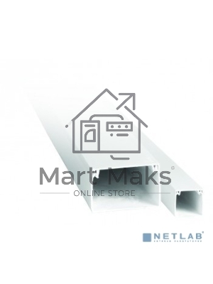 Канал кабельный EKF kk-20-10-basic (20х10) (160м.) EKF Basic (2 метра)