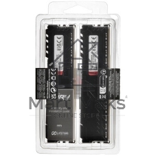 Оперативная память Kingston Fury Beast, DDR4, 32GB (1x32GB), 3200MHz, CL16, DIMM, с радиатором, черный
