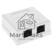Рoзетка компьютерная внешняя Rexant 1-порт RJ-45 (8P8C), FTP экранированная, категория 6