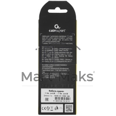 Кабель аудио Cablexpert CCAB-02-35MM-2MB, 3.5 Jack (M)/3.5 Jack (M), черный, 2м, блистер