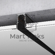 Slim Magnetic Шинопровод встраиваемый (черный) (3м) 85128/00