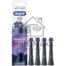 Насадка для зубных щеток Oral-B Cross Action iO RB WB Radiant (упак.:4шт) белый
