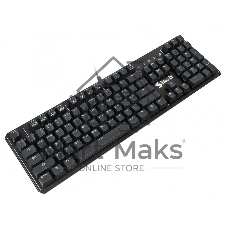 Клавиатура проводная A4 B975 механическая черный USB Gamer LED (подставка для запястий)