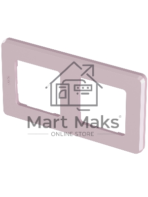 Рамка 2 поста розовый Inspiria