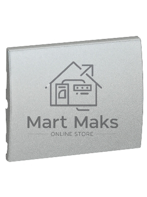 Лиц. панель д/выкл., aluminium G.Life 