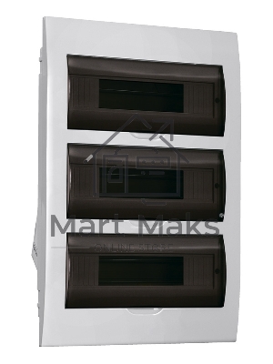 Щит распределительный IEK MKP12-V-36-40-05 ЩРВ-П-36 для установки модульных устройств встраиваемый 342мм 88мм 503мм 660B 36мод. пластик IP41 белый (упак.:1шт)