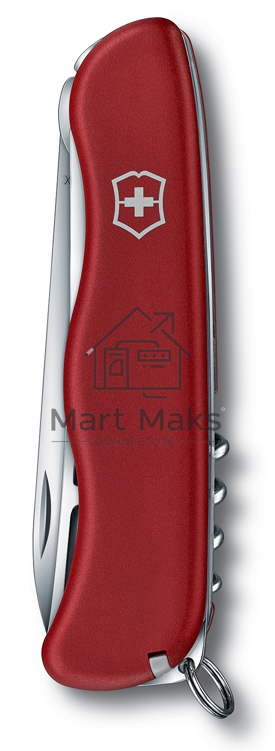 Нож перочинный Victorinox Cheese Master (0.8313.W) 111мм 8функц. красный карт.коробка