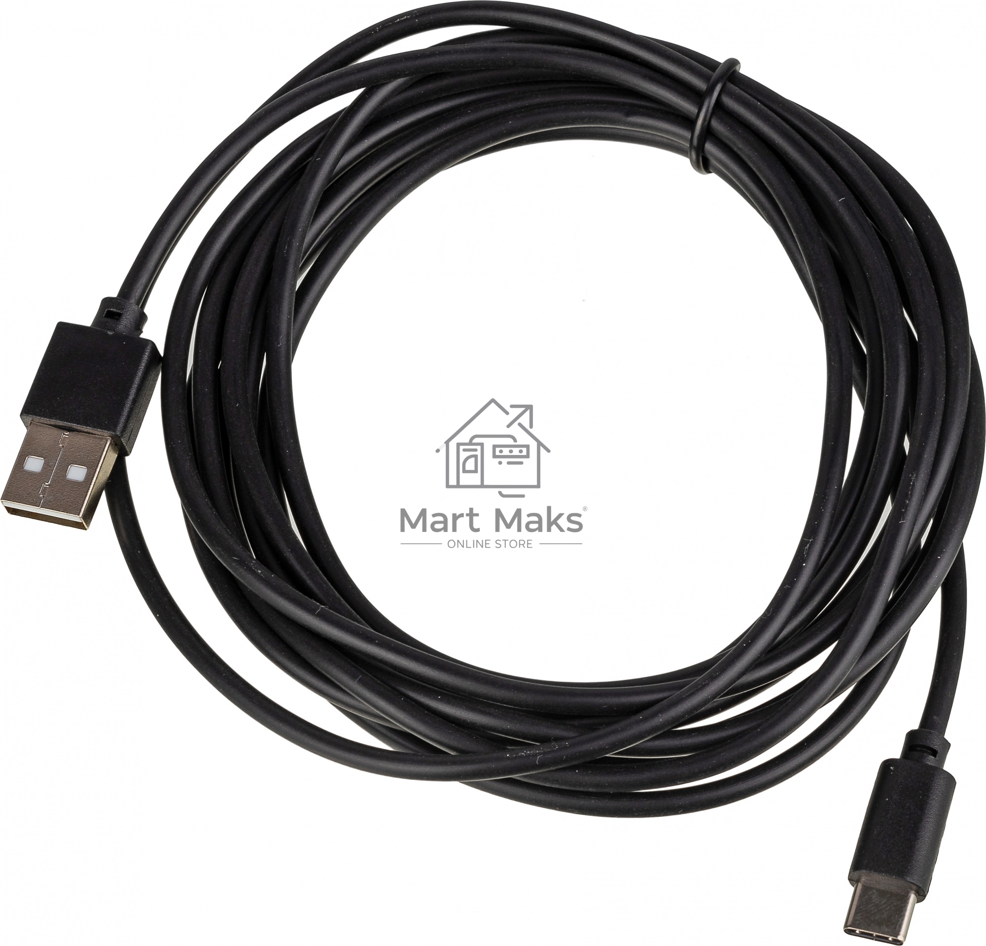 Кабель USB (m)-USB Type-C (m) 3м черный