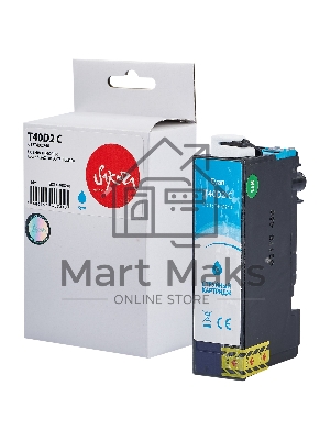 Картридж струйный Sakura C13T40D240 (T40D2 C) для Epson, голубой, 56 мл.