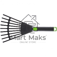 Грабли веерные 9-зубые Palisad 175х350 мм, пластиковые