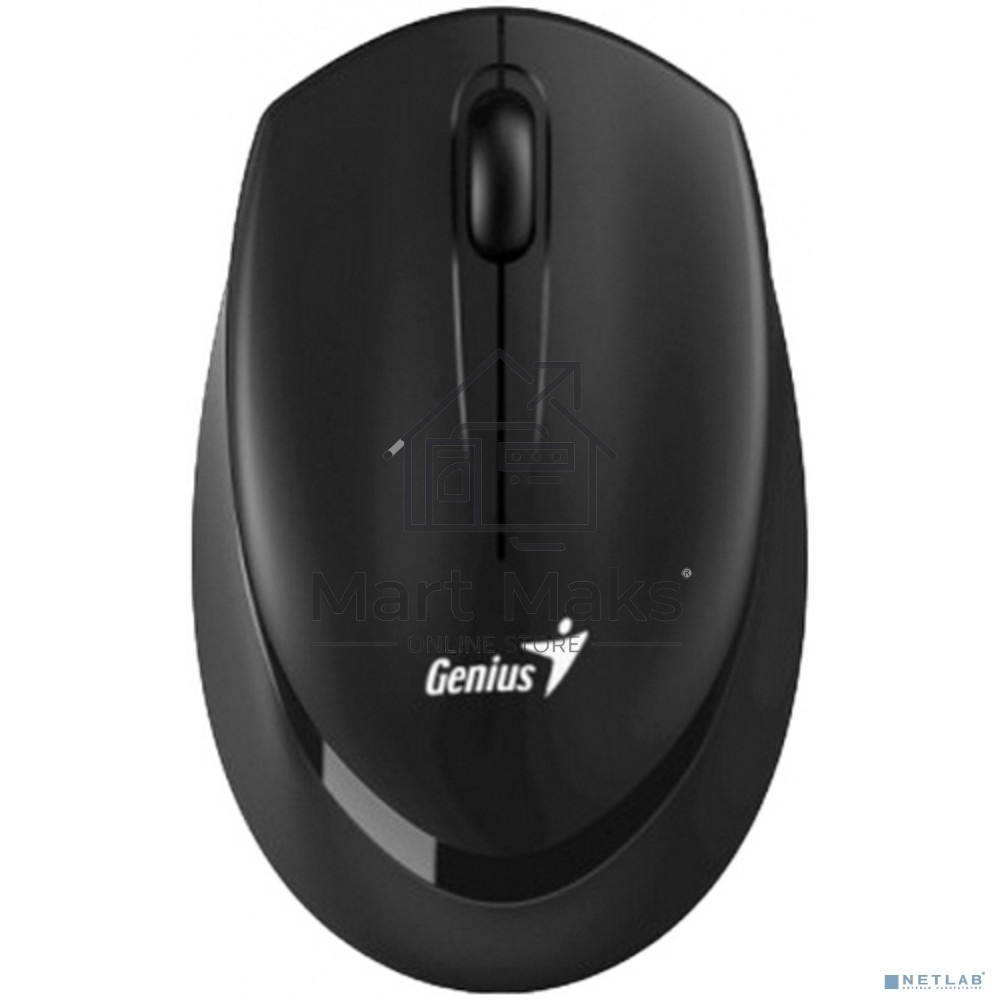 Мышь беспроводная Genius NX-7009 черный, 1200 dpi, радиоканал, USB, кнопки - 3