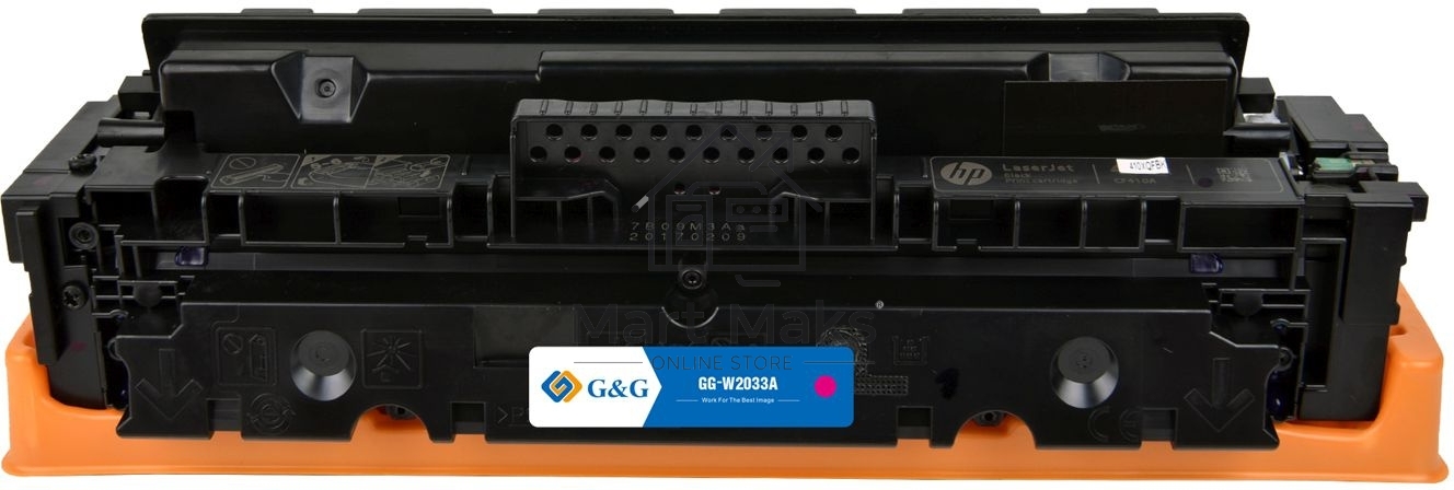 Картридж лазерный G&G GG-W2033A, 415A пурпурный (2100 стр.) для HP LJ M454/MFP M479