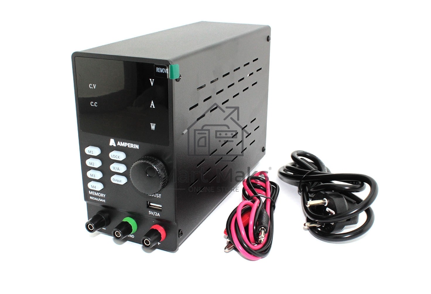 Лабораторный блок питания программируемый Amperin AI-MW3010 30V, 10A, 0,3 кВт