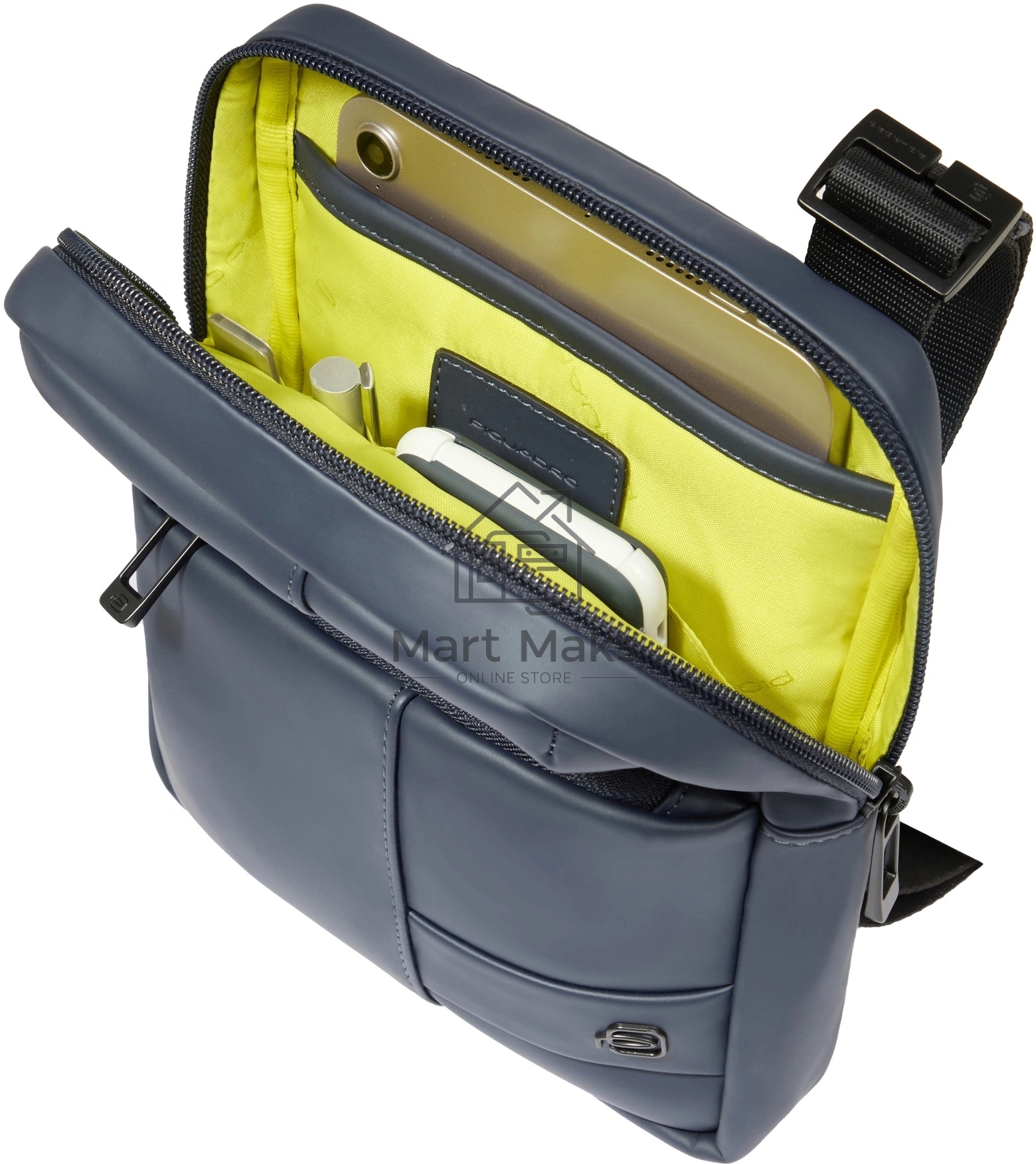 Сумка мужская Piquadro Wollem CA3084W129W/BLU, синий, полиуретан