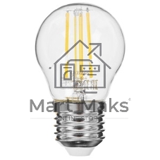 Лампа филам. Gauss Filament 11Вт цок.:E27 груша св.свеч.бел.нейт. (упак.:10шт) (22221)