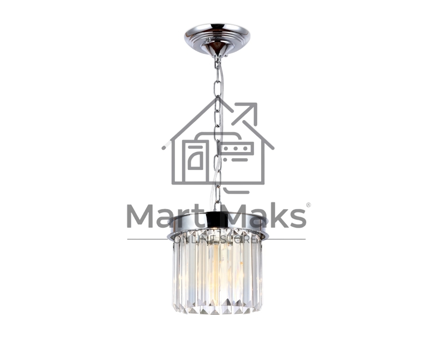 Светильник Ambrella light TR5101 CH/CL хром/прозрачный E14 max 40W D200*575
