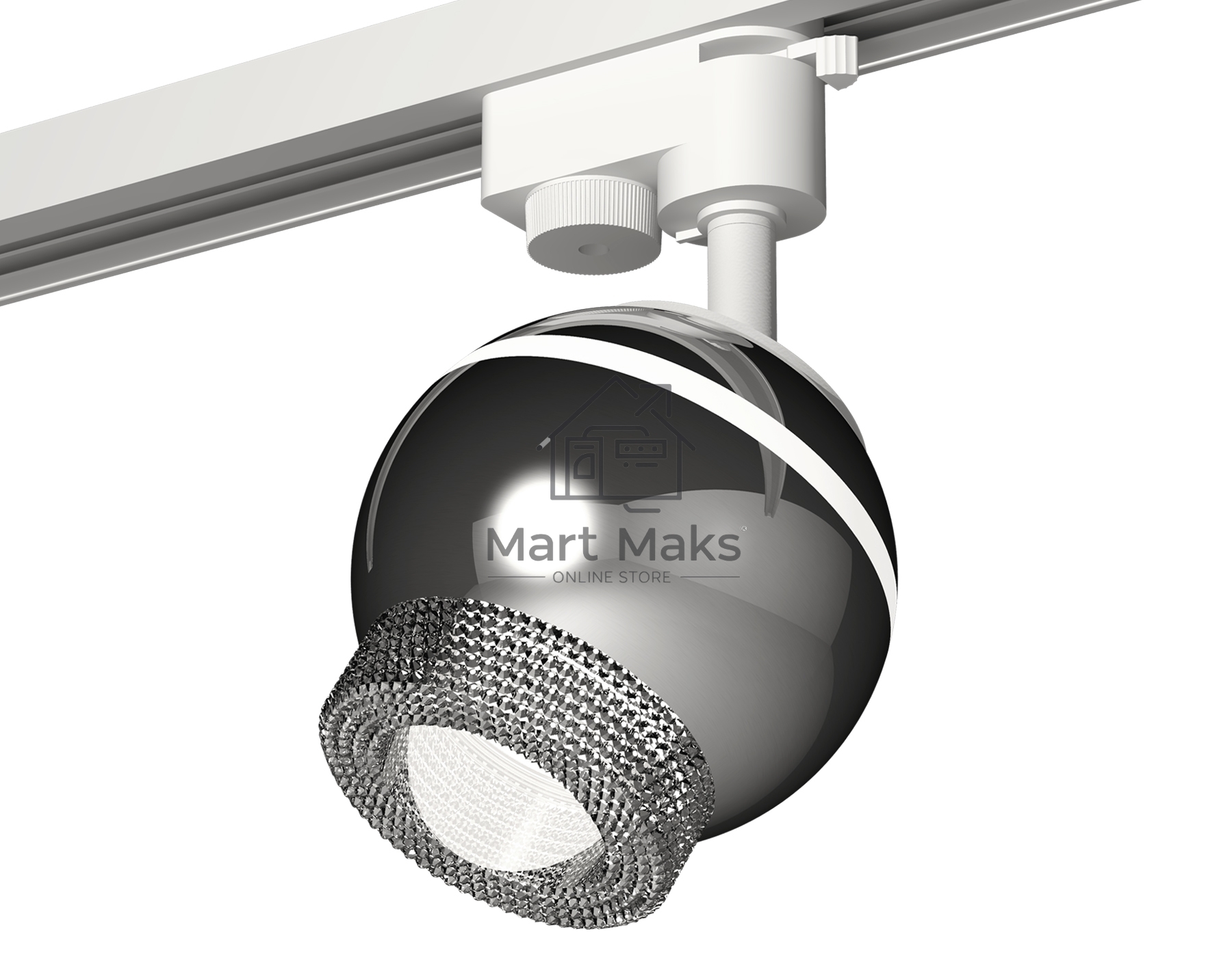 Светильник Ambrella light XT1104001 PSL/CL серебро полированное/прозрачный GU5.3 LED 3W 4200K (A2520, C1104, N7191)