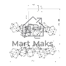 90168/7 / подвесной светильник / черный жемчуг Smart