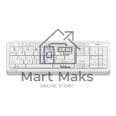 Комплект клавиатура+мышь A4Tech FStyler FG1010S беспроводной, USB, 2000 DPI, белый/серый