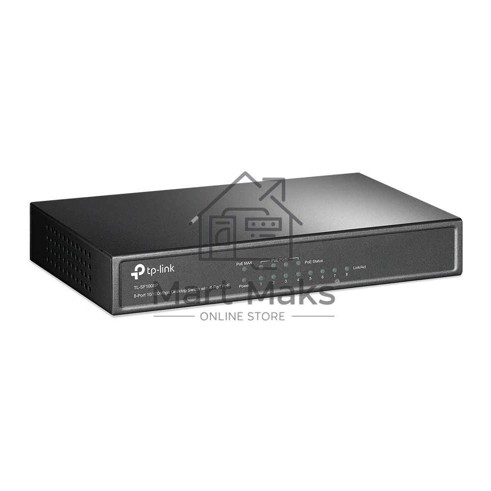 Коммутатор TP-Link SMB TL-SF1008P Коммутатор 8-port 10/100M Desktop PoE Switch