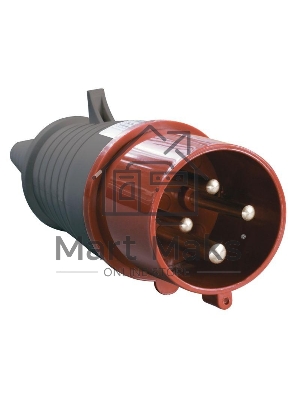Вилка 024 3Р+РЕ 32А 380В IP44 ИЭК