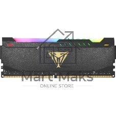 Оперативная память Patriot Viper Steel, DDR4, 32GB (1x32GB), 3200MHz, CL18, DIMM, с радиатором, RGB, черный
